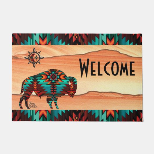 Südwest Buffalo Doormat Fußmatte (Vorderseite)