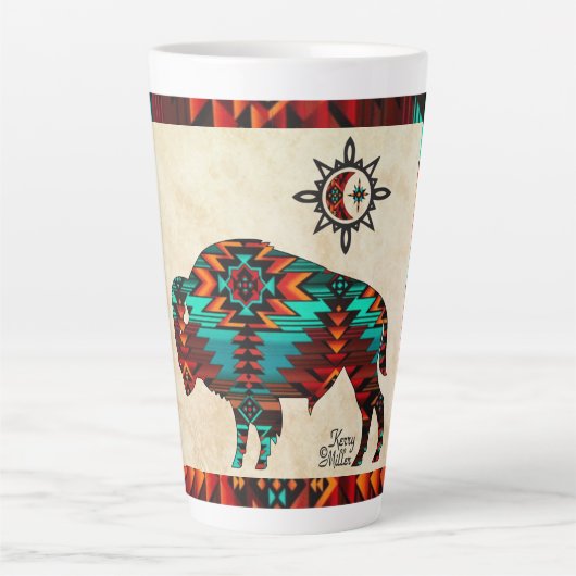 Südwest Buffalo Latte Tasse (Vorderseite)