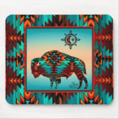 Südwest Buffalo Mouse Pad Mousepad (Vorne)