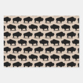 Südwest Buffalo Muster Geschenkpapier Set (Vorderseite 3)
