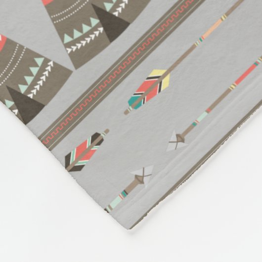 Südwest Cabin Fleece Blanket (Ecke)