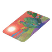 Südwest Cactus Sunset Magnet (Linke Seite)