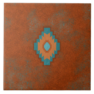 Südwest-Canyons Diamant geometrisches Muster Fliese