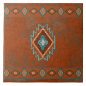 Südwest Canyons Diamond Geometric Border Fliese (Vorderseite)