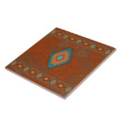 Südwest Canyons Diamond Geometric Border Fliese (Seite)