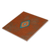 Südwest Canyons Diamond Geometric Muster Fliese (Seite)