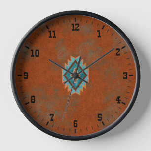 Südwest-Canyons Geometrische Mesa Old West Uhr