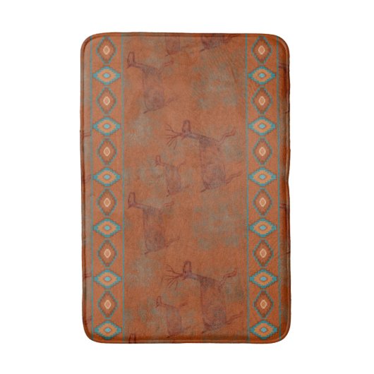 Südwest Canyons Petroglyphs Badematte (Vorderseite Vertikal)