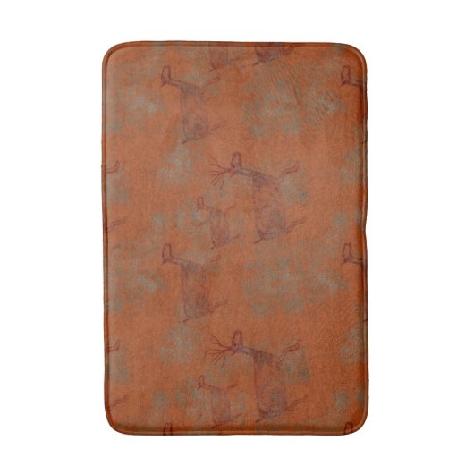 Südwest Canyons Petroglyphs Badematte (Vorderseite Vertikal)