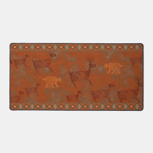 Südwest Canyons Petroglyphs Schreibtischunterlage (Vorderseite)