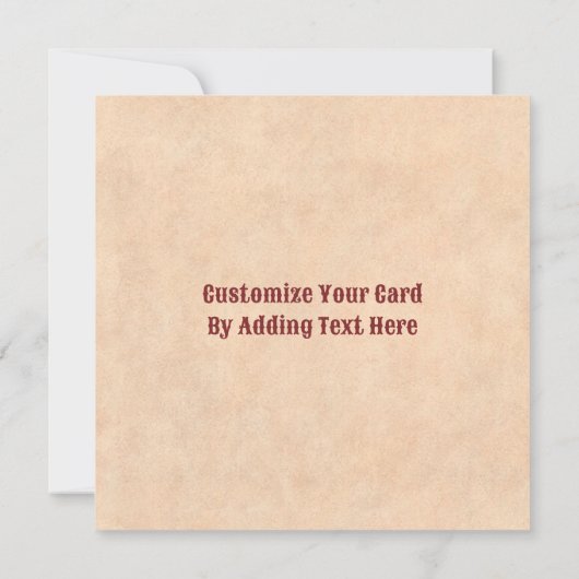 Südwest Chile Kranz auf Rustikalem Rotes Holzfenst Mitteilungskarte (Rückseite)