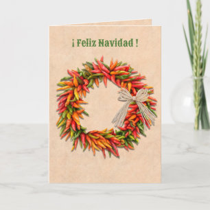 Südwest-Chile Kranz Frohe Weihnachten Navidad Chri Karte