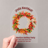 Südwest Chile Kreath Personalisiert Transparent Acryleinladungen (Insitu (Handheld))