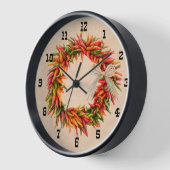 Südwest Chile Ristra Western Nummern Gerahmt Uhr (Winkel)