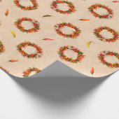 Südwest Chile Ristra Wreath auf Adobe Wall Geschenkpapier (Ecke)