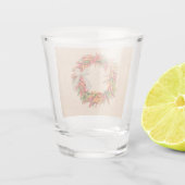 Südwest Chile Ristra Wreath auf Adobe Wall Schnapsglas (Rückseite)