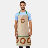 Südwest Chile Ristra Wreath auf Adobe Wall Schürze (Getragen)