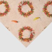 Südwest Chile Ristra Wreath auf Adobe Wall Seidenpapier (Detail)