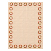 Südwest Chile Ristra Wreath auf Adobe Wall Tischdecke (Vorderseite)