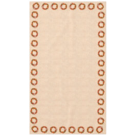 Südwest Chile Ristra Wreath Border on Adobe Wall Tischdecke