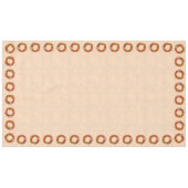 Südwest Chile Ristra Wreath Border on Adobe Wall Tischdecke (Vorderseite (Horizontal))