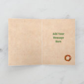 Südwest-Chile Ristra Wreath Weihnachten Karte (Innenseite)