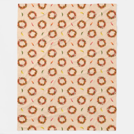 Südwest Chile Ristra Wreaths Fleecedecke (Vorderseite)