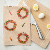 Südwest Chile Ristra Wreaths Geschirrtuch (Viertel Falte)