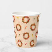 Südwest Chile Ristra Wreaths Pappbecher (Rückseite)