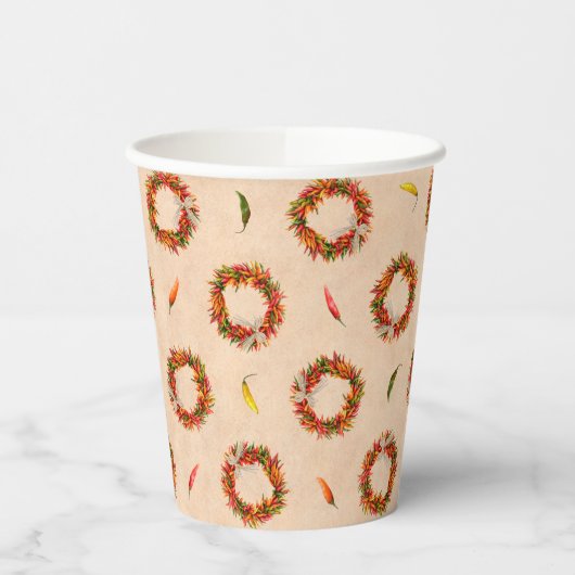 Südwest Chile Ristra Wreaths Pappbecher (Links)