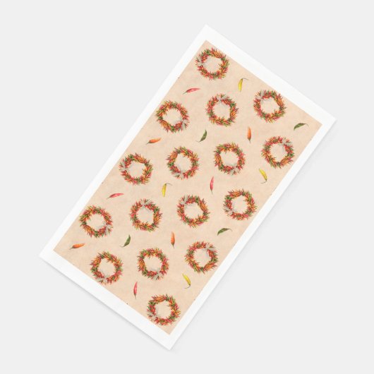 Südwest Chile Ristra Wreaths Serviette (Ecke)