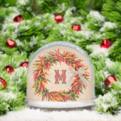 Südwest-Chile Wreath Personalisiert Schneekugeln (Weihnachten)