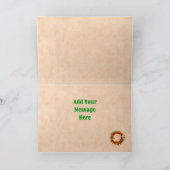 Südwest Chile Wreaths Weihnachtskarte Karte (Innenseite)