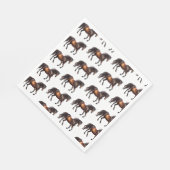 Südwest Cowboy Cowgirl Pferde Serviette (Ecke)