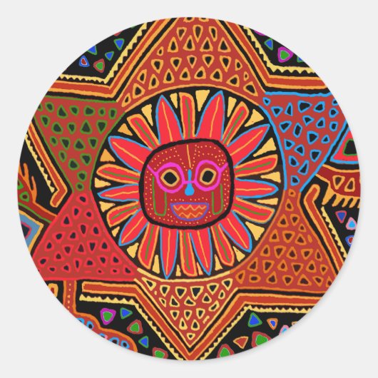 Südwest Del Sol Runder Aufkleber (Vorderseite)