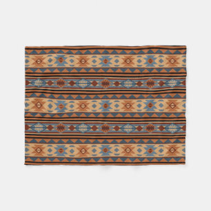 Südwest Design Adobe Gray Brown Tribal Muster Fleecedecke