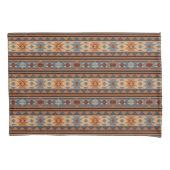 Südwest Design Adobe Gray Brown Tribal Muster Kissenbezug (Vorderseite-Links)