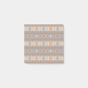 Südwest Design Adobe Gray Brown Tribal Muster Post-it Klebezettel