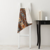 Südwest Design Adobe Gray Brown Tribal Muster Sherpadecke (Beispiel)