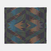 Südwest Design Aztec Print Decorative Blanket Fleecedecke (Vorderseite (Horizontal))