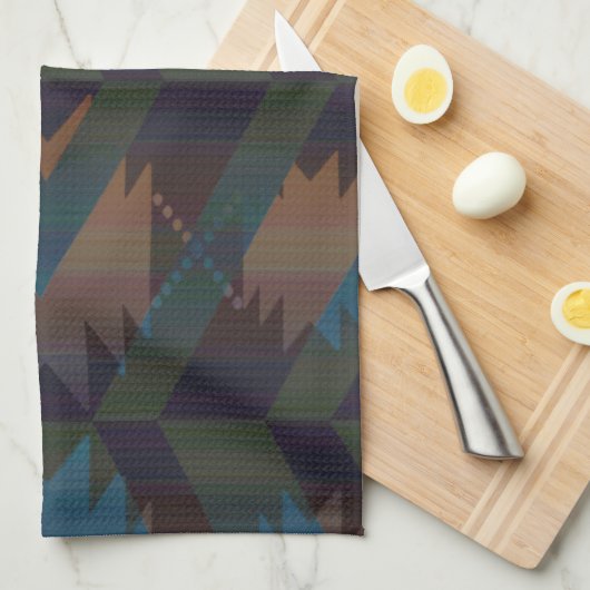 Südwest Design Aztec Print Handtuch (Viertel Falte)