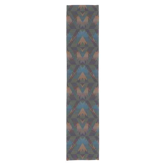 Südwest Design Aztec Print Table Runner Kurzer Tischläufer (Vorderseite)