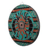 Südwest Design Dancing Kokopelli Dartscheibe (Vorderseite rechts)