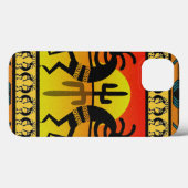 Südwest Design Dancing Kokopelli Desert Cactus Case-Mate iPhone Hülle (Rückseite (Horizontal))