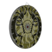 Südwest Design Dancing Kokopelli Tribal Sun Dartscheibe (Vorderseite Links)