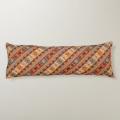 Südwest Design Diagonal Muster Tan Seitenschläferkissen (Rückseite)