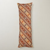 Südwest Design Diagonal Muster Tan Seitenschläferkissen (Rückseite (Vertikal))