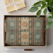 Südwest Design Green Brown Tan Seidenpapier (Geschenk)