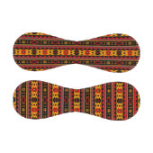 Südwest Design Red Black Gold Tribal Muster Baseball (Paneele)
