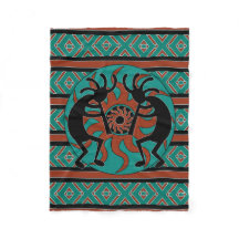 Südwest Design Türkise Tribal Sun Kokopelli